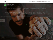 Tablet Screenshot of climbyourrock.com